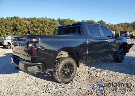 2021 Chevrolet Silverado K1500 Trail Boss Custom из США, поврежденный, VIN 1GCPYCEF0MZ221329